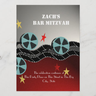 Invitación Movie Premiere Bar Mitzvah