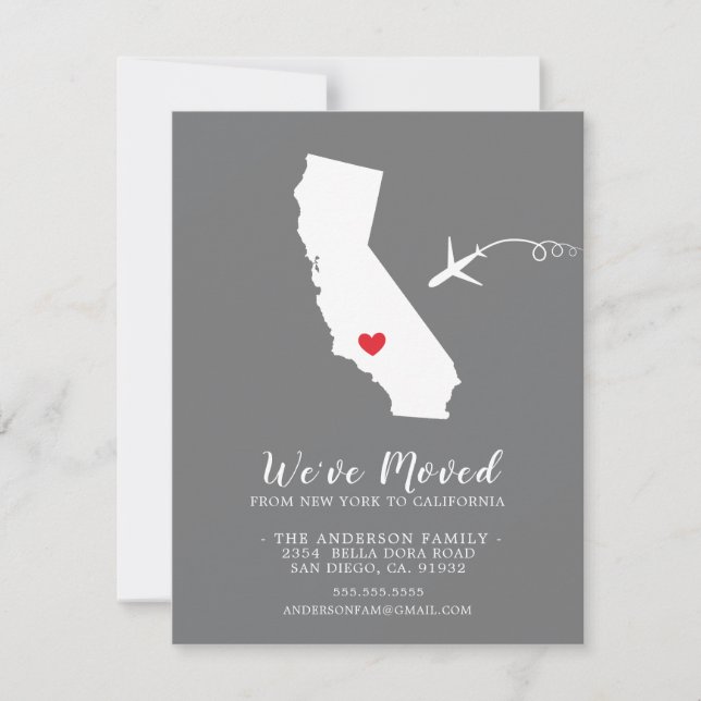 Invitación móvil | California Estatal (Anverso)