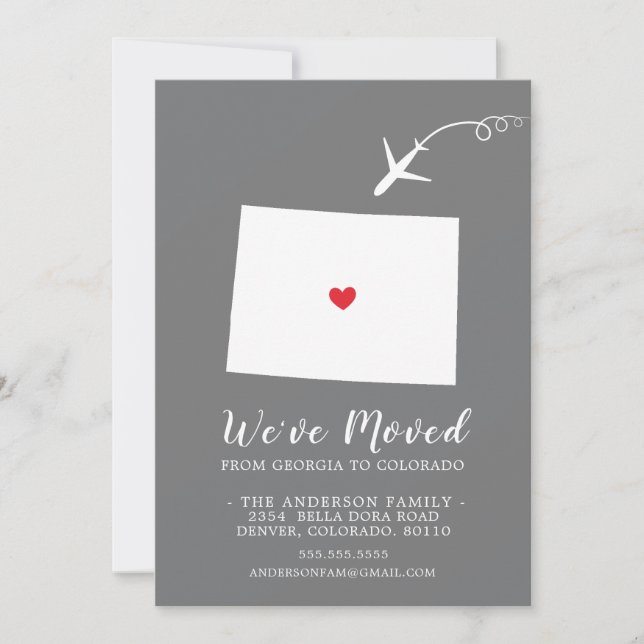 Invitación móvil | COLORADO Estatal (Anverso)