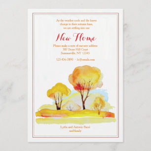 Invitación móvil de caída romántica