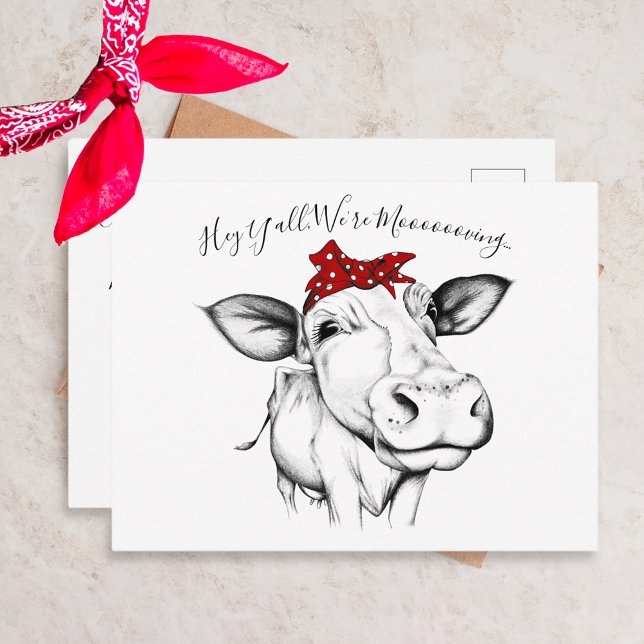 Invitación móvil de Cow Bandana con mano corta (Subido por el creador)