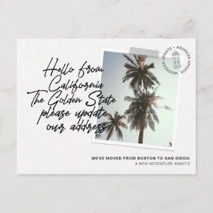 Invitación móvil de destino del estado de Californ