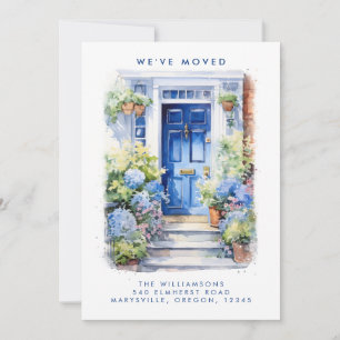 Invitación móvil de la puerta azul