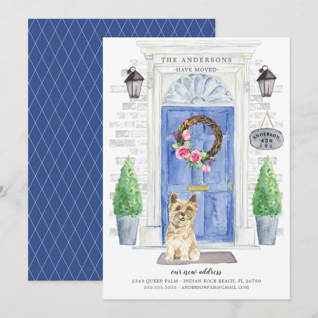 Invitación móvil de la puerta delantera del Cairn  (Anverso / Reverso)