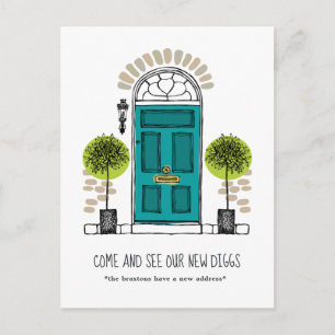 Invitación móvil de la puerta Jade