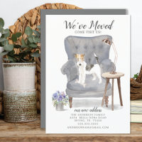 Invitación móvil de Wire Haired Fox Terrier