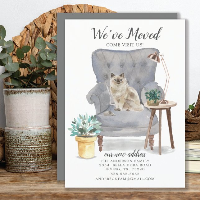 Invitación móvil del gato Ragdoll (Subido por el creador)