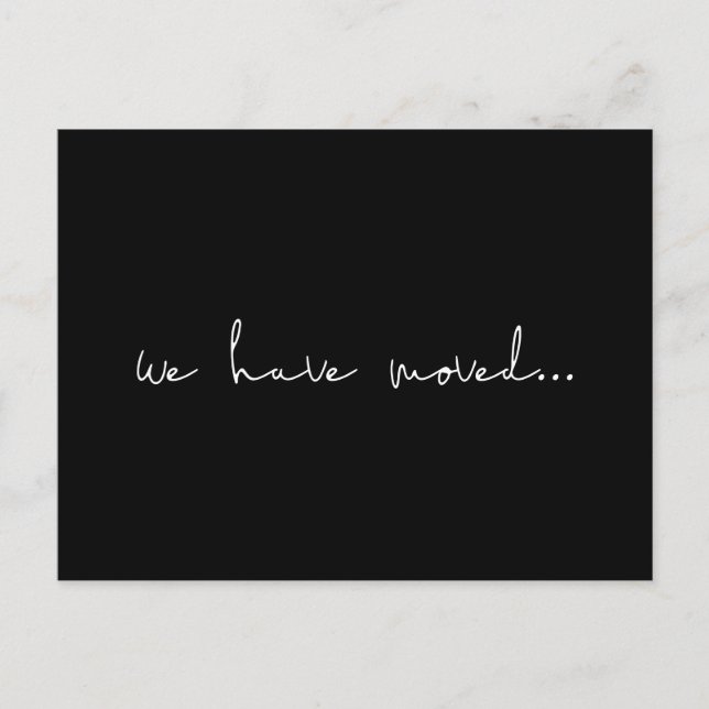 invitación móvil minimalista (Anverso)