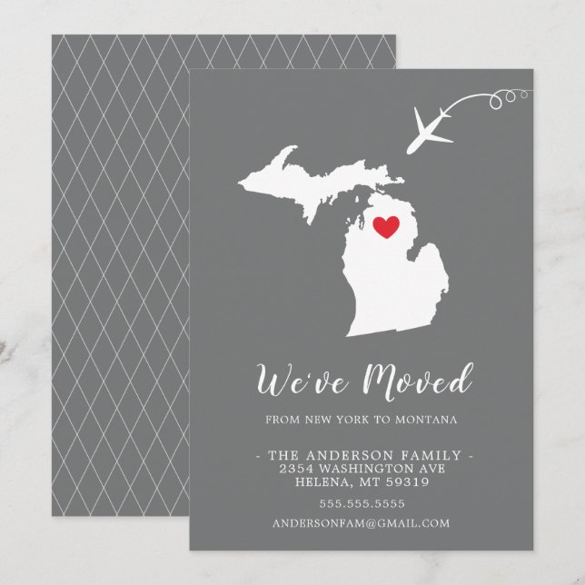 Invitación móvil | MONTANA estatal (Anverso / Reverso)