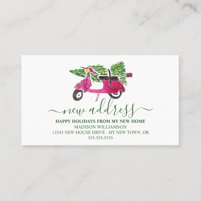 Invitación móvil | Nuevo hogar para vacaciones (Anverso)