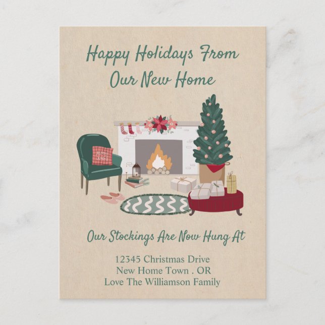 Invitación móvil | Nuevo hogar para vacaciones (Anverso)