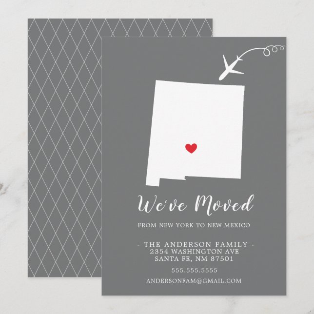 Invitación móvil | NUEVO MÉXICO (Anverso / Reverso)