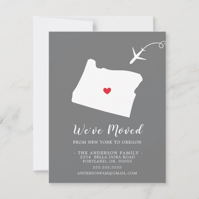 Invitación móvil | OREGON Estatal (Anverso)