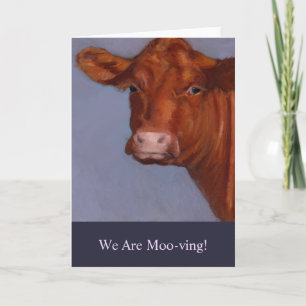 Invitación móvil: Pintura de la vaca, MOO-ving
