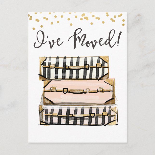 Invitación móvil que he movido postal (Anverso)