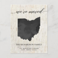 Invitación móvil, rústico del estado de Ohio