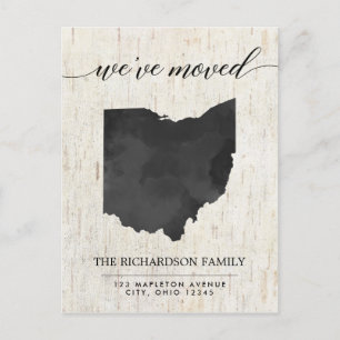 Invitación móvil, rústico del estado de Ohio