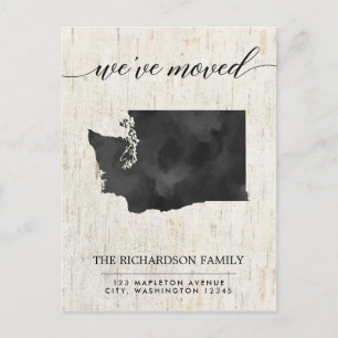Invitación móvil, rústico del estado de Washington