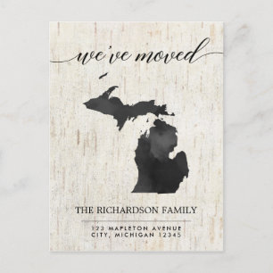 Invitación móvil, rústico estatal de Michigan