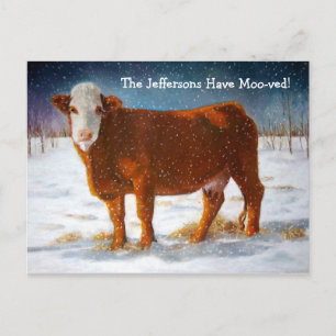 INVITACIÓN MÓVIL: VACA DE GANADO DE HEREFORD