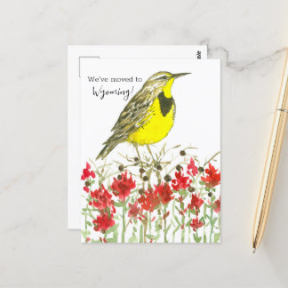 Invitación móvil Wyoming Meadowlark Pincel
