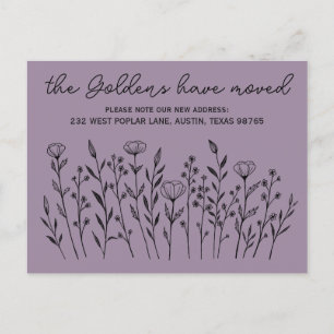 INVITACIÓN MOVIMIENTO Flores silvestres Personaliz