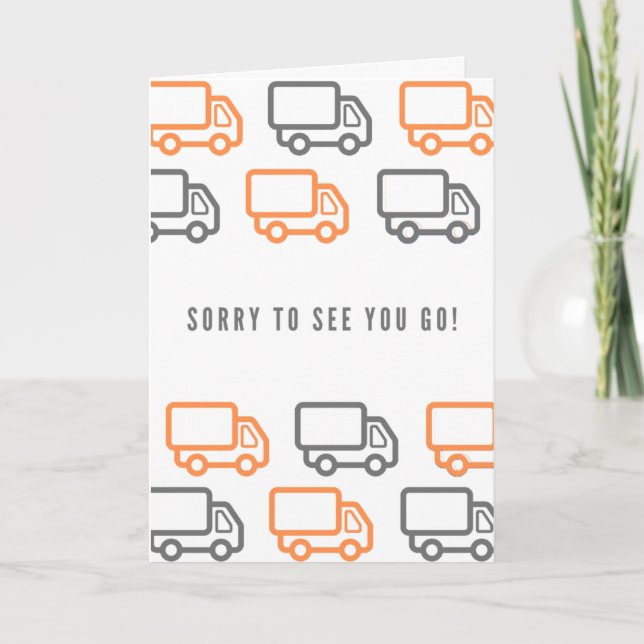 Invitación Moving Farewell Card (Anverso)