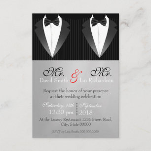 Invitación Mr. & Mr. Bow