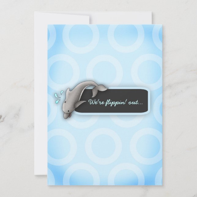 Invitación Muchacho Baby Shower de LGC el | Flippin hacia (Anverso)