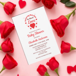 Invitación Mucho amor Baby Shower