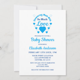 Invitación Mucho amor Baby Shower