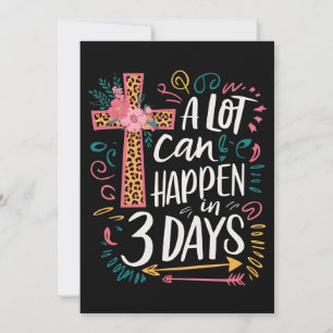 Invitación Mucho Puede Suceder En 3 Días Jesús Pascua