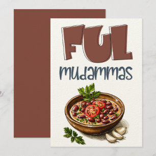 Invitación Mudammas de combustible egipcio frijoles de lava c