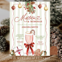 Muérdago y Mimosas Navideños Peculiares