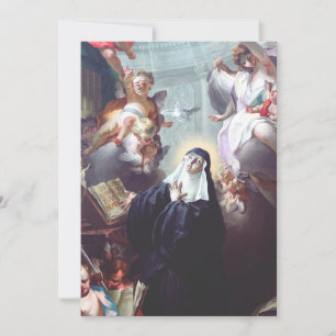 Invitación Muerte de Saint Scholastica