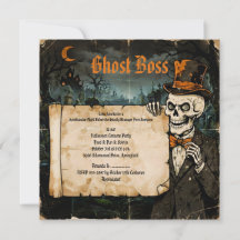 Muerto por dentro, jefe fuera Halloween