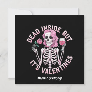 Invitación Muerto por dentro pero es divertido romántico de S