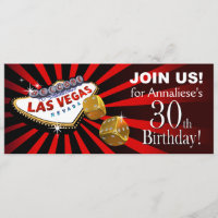 muestra Las Vegas Starburst 30 cumpleaños negro ro
