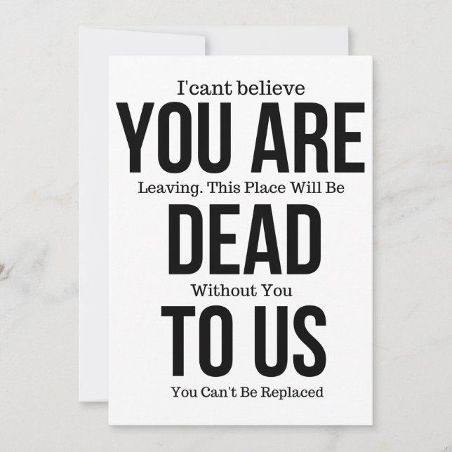 Invitación Mugs divertidos para el compañero de trabajo, está (Anverso)