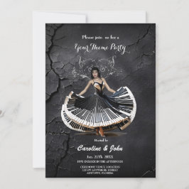 Invitación Mujer bailarina elegante