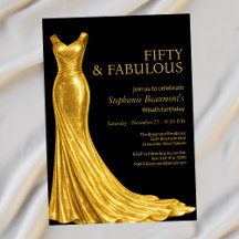 Mujer Elegante Fabuloso Vestido Dorado Cumpleaños