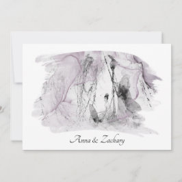 Invitación *~* Mujer japonesa de arte RSVP QR AR27 Boda