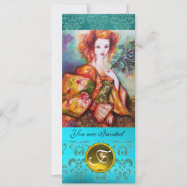 INVITACIÓN MUJER ROMÁNTICA CON PELO DE PELO DE PELO DE PELO D