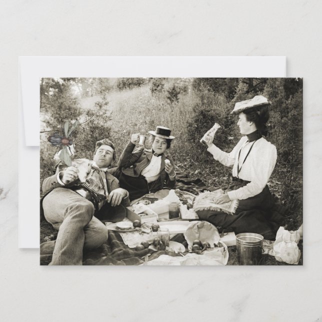 INVITACIÓN MUJERES DIVERTIDAS DE LA BELLEZA DEL HOMBRE DE LA (Anverso)