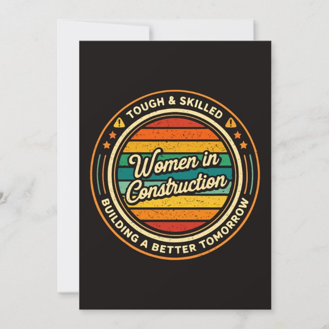 Invitación Mujeres en la Construcción Fuertes y Capacitadas (Anverso)