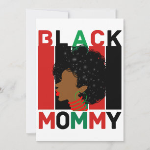 Invitación Mujeres negras reina de la melanina norteamericana