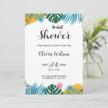 Multicolor deja ducha de novia