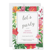 Multicolor floral exótica Renacimiento fiesta