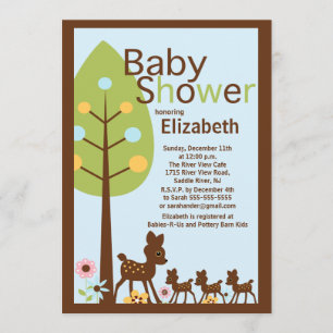 Invitación múltiple de Baby Shower de los tríos de