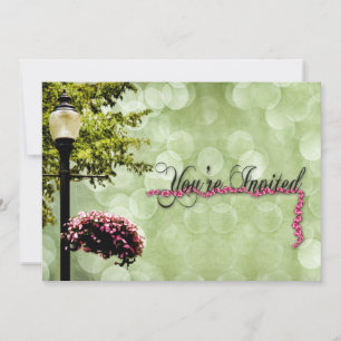 INVITACIÓN multipropósito - Flores/Lampost